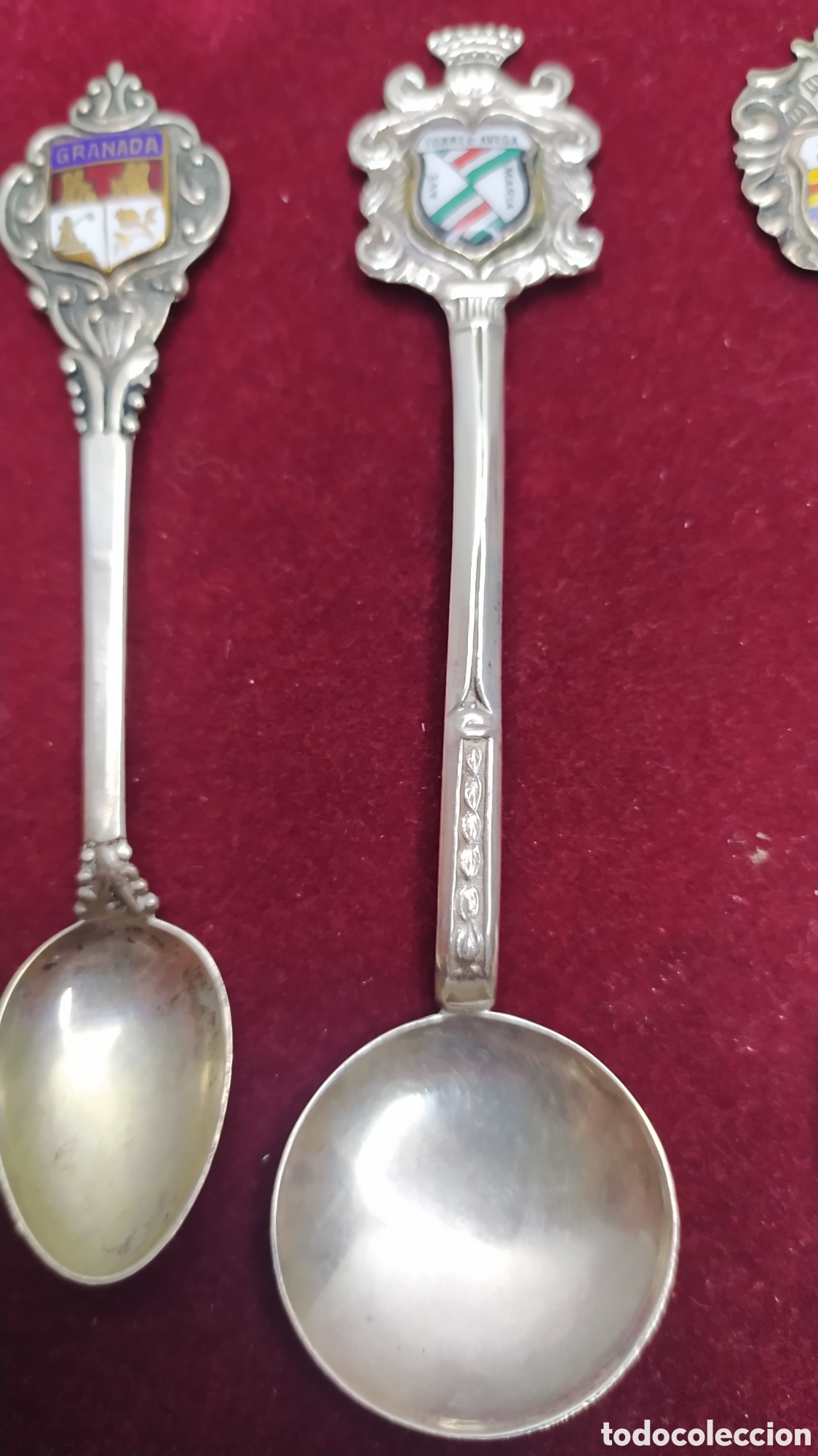 Antig&uuml;edades: 10 Cucharillas de colecci&oacute;n de plata - Foto 14