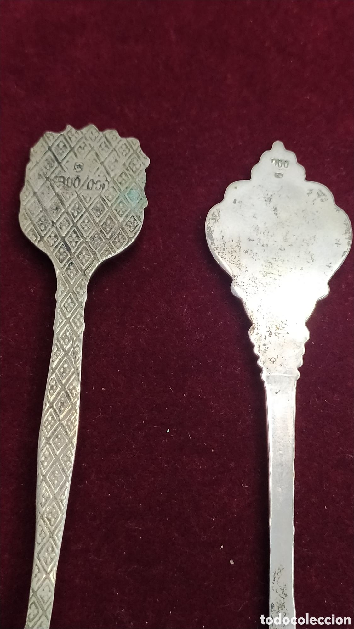 Antig&uuml;edades: 10 Cucharillas de colecci&oacute;n de plata - Foto 22