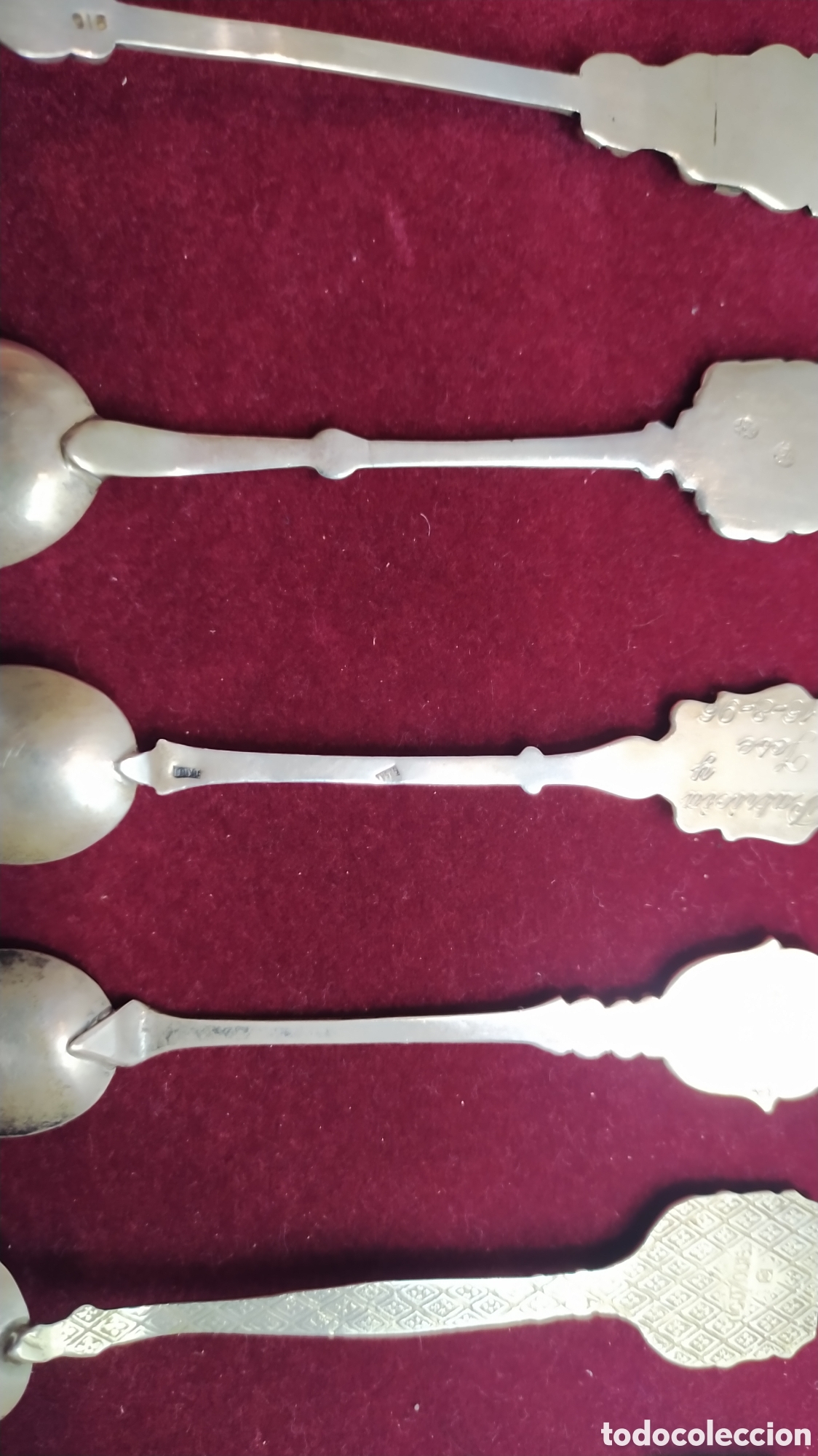 Antig&uuml;edades: 10 Cucharillas de colecci&oacute;n de plata - Foto 27