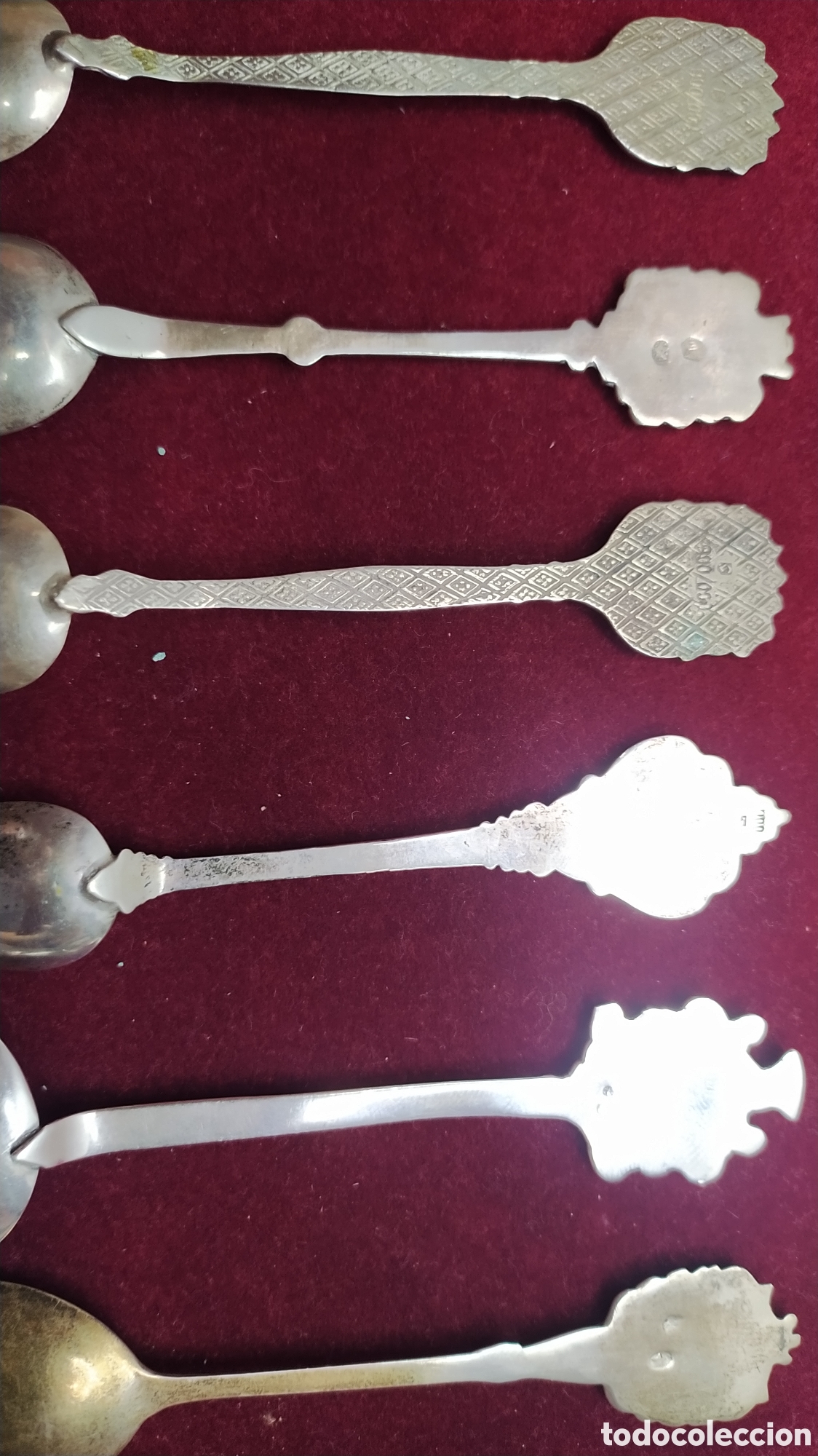 Antig&uuml;edades: 10 Cucharillas de colecci&oacute;n de plata - Foto 28