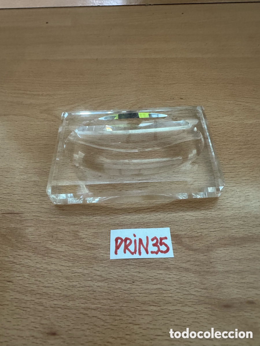 Antig&uuml;edades: Pisapapeles de cristal - Foto 1