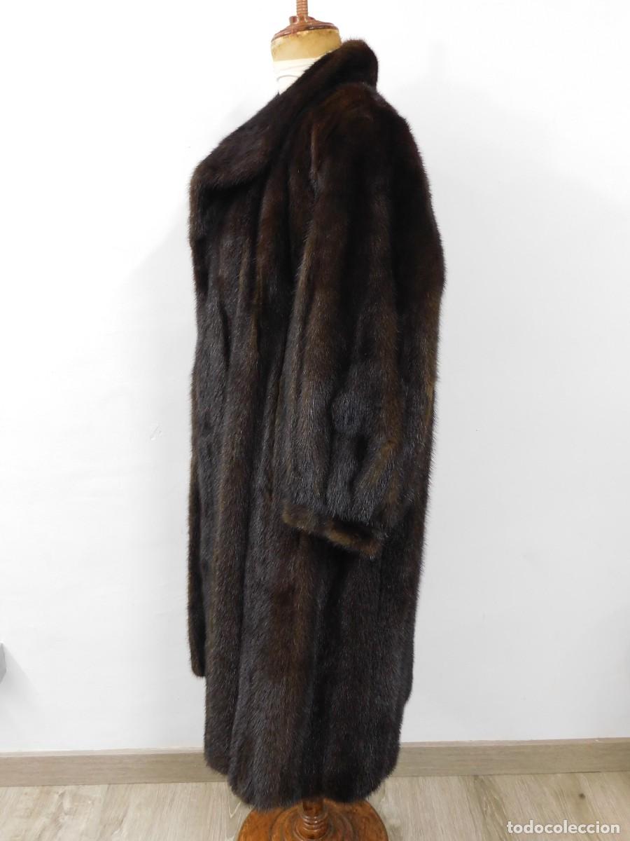 Antig&uuml;edades: ABRIGO DE VIS&Oacute;N MARR&Oacute;N OSCURO - Foto 14