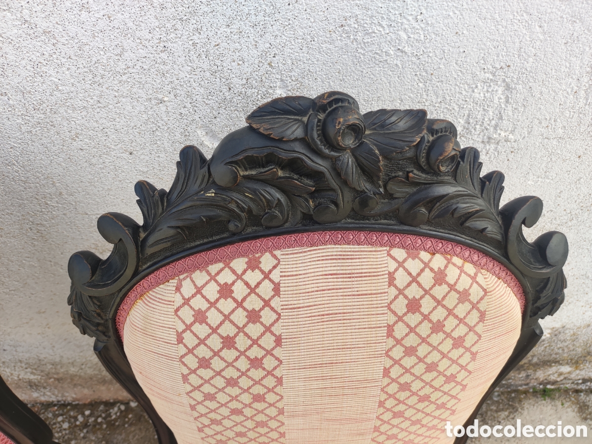 Antig&uuml;edades: Pareja de sillas - Foto 5