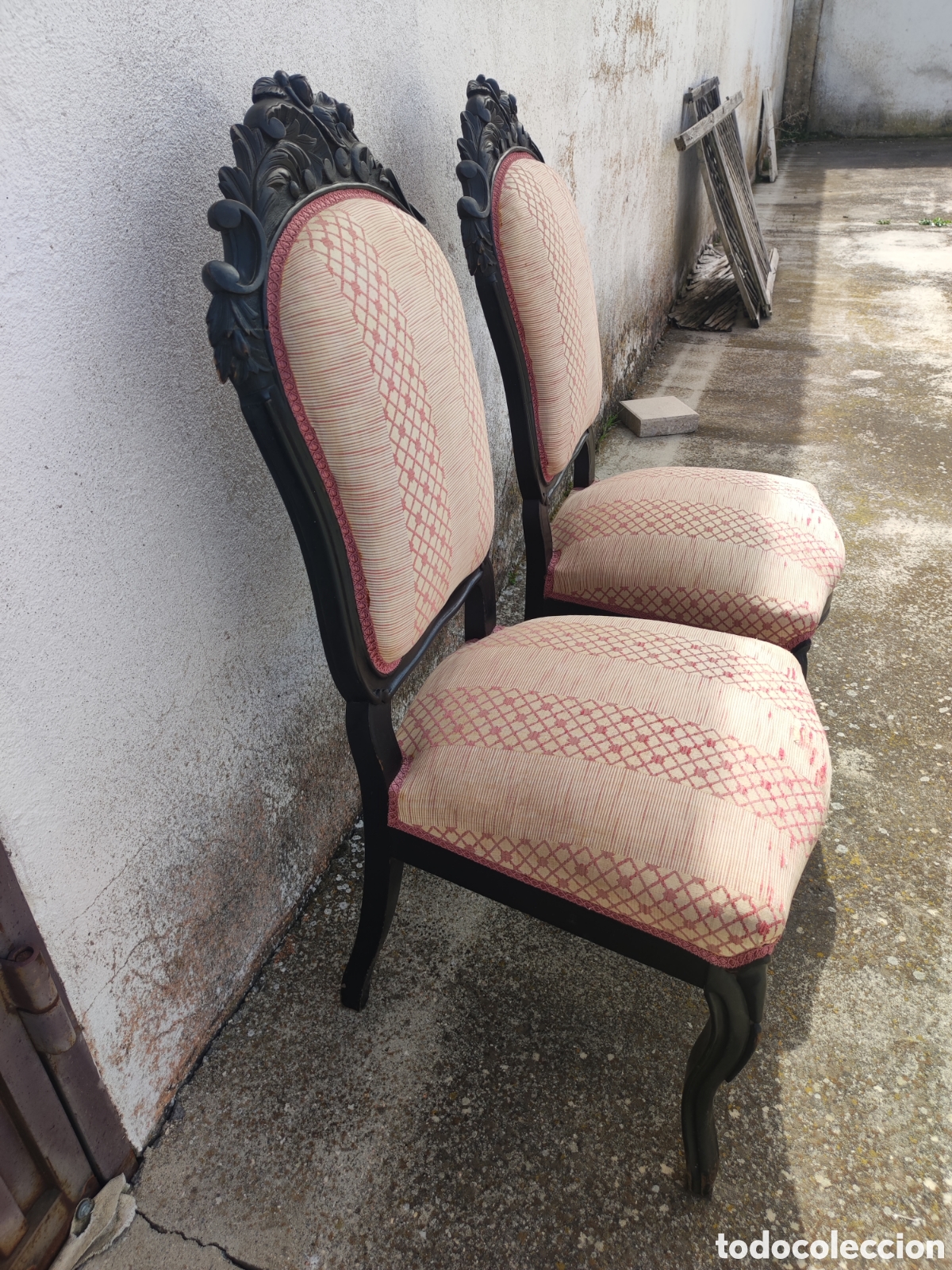 Antig&uuml;edades: Pareja de sillas - Foto 6