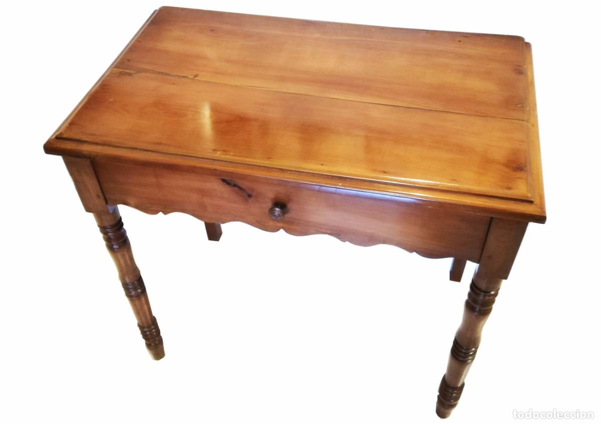 Antig&uuml;edades: MESA AUXILIAR BAJA DE MADERA - Foto 1