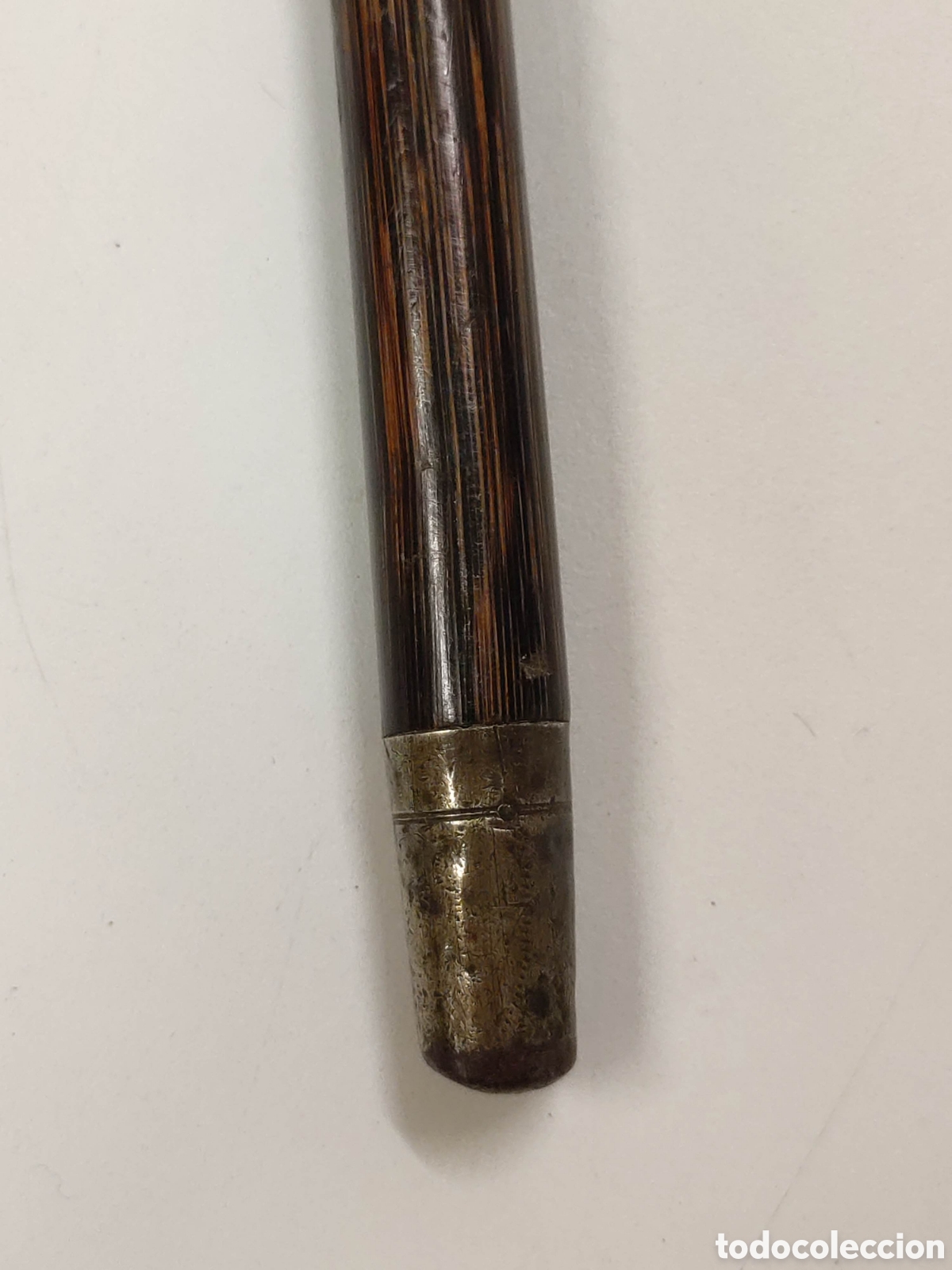 Antig&uuml;edades: Bast&oacute;n Nickel Silver y madera partridgewood - Foto 7