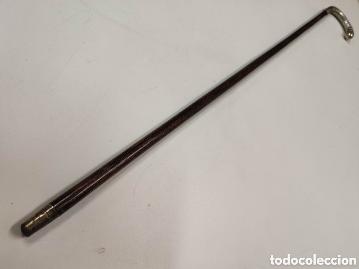 Antig&uuml;edades: Bast&oacute;n Nickel Silver y madera partridgewood - Foto 8