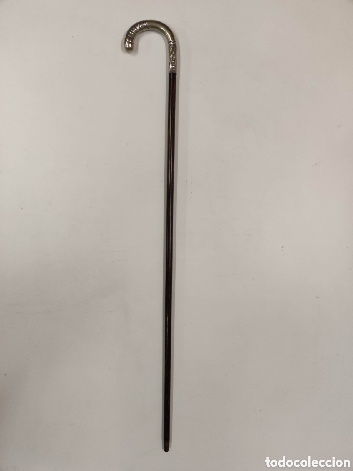 Antig&uuml;edades: Bast&oacute;n Nickel Silver y madera partridgewood - Foto 2