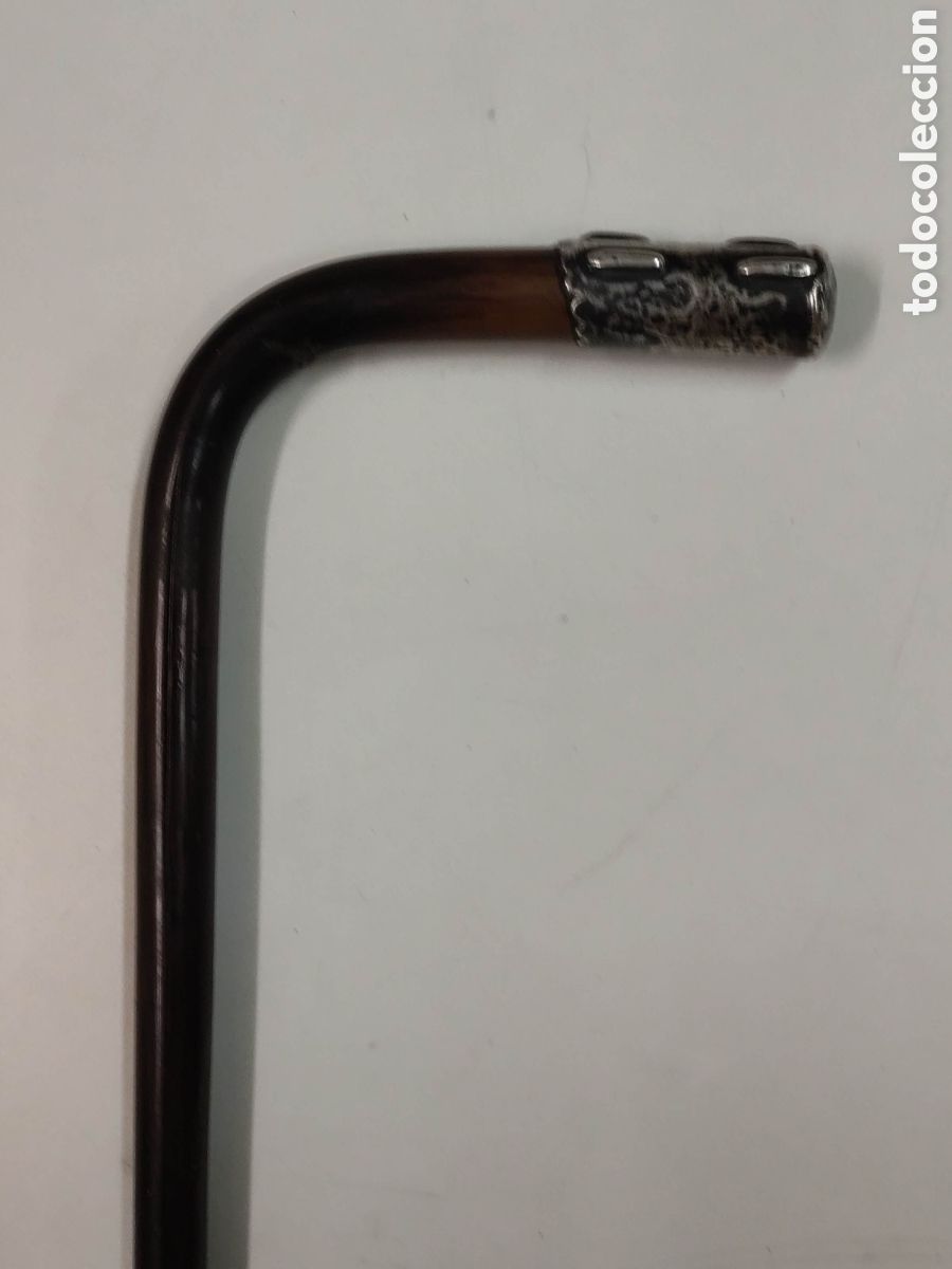 Antig&uuml;edades: Bast&oacute;n plata y madera partridgewood - Foto 2