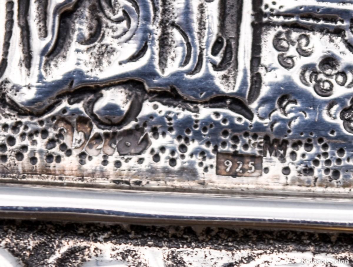 Antig&uuml;edades: Benditera de plata antigua - Foto 3