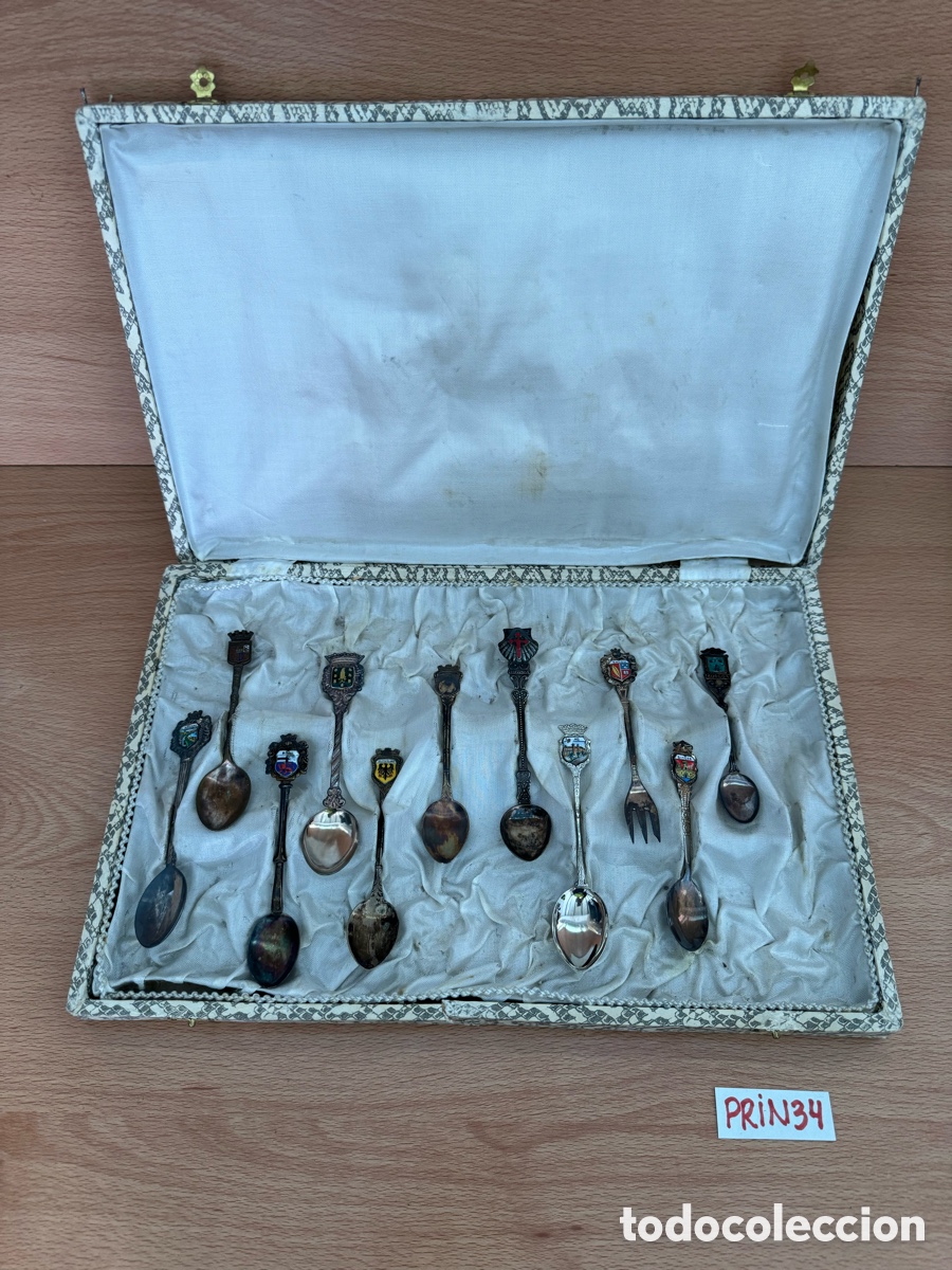 Antig&uuml;edades: Lote de cucharillas de colecci&oacute;n - Foto 1