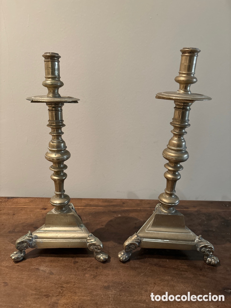 Antig&uuml;edades: Candela, los bronce siglo XVIII - Foto 1