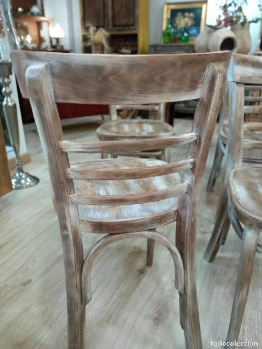 Antig&uuml;edades: Juego de 6 sillas Thonet - Foto 6