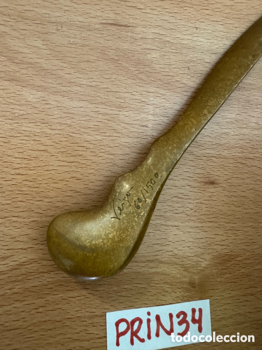 Antig&uuml;edades: Abrecartas firmado y numerado - Foto 2
