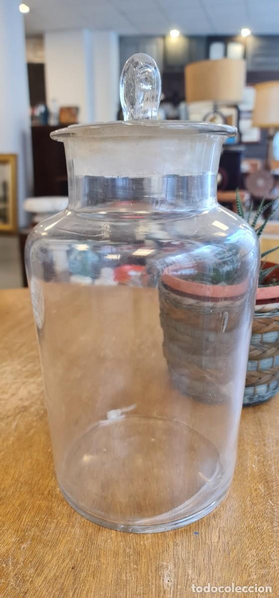 Antig&uuml;edades: Caramelera de vidrio soplado - Foto 6