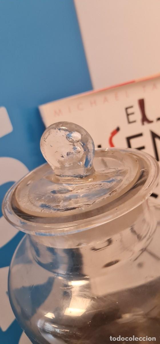 Antig&uuml;edades: Caramelera de vidrio soplado - Foto 4