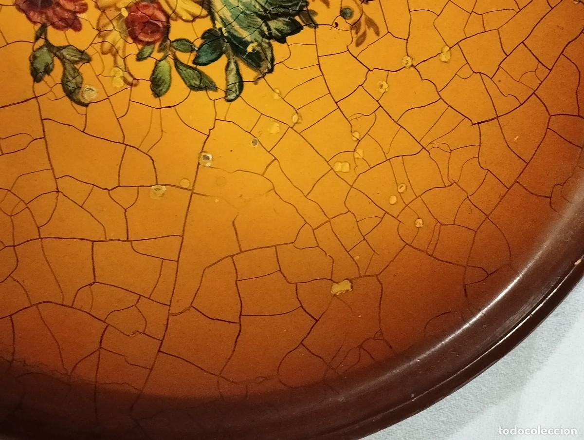 Antig&uuml;edades: BANDEJA DE PAPIER MACH&Eacute; - Foto 3
