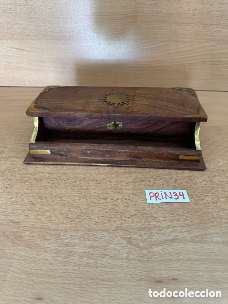 Antig&uuml;edades: Escriban&iacute;a de madera de la India - Foto 1