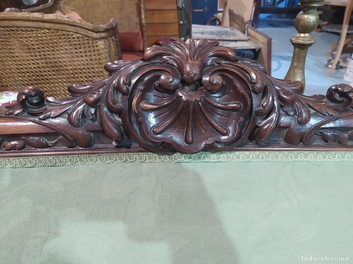 Antig&uuml;edades: Hermoso sof&aacute; de Caoba de finales del XIX. Impecable. - Foto 6