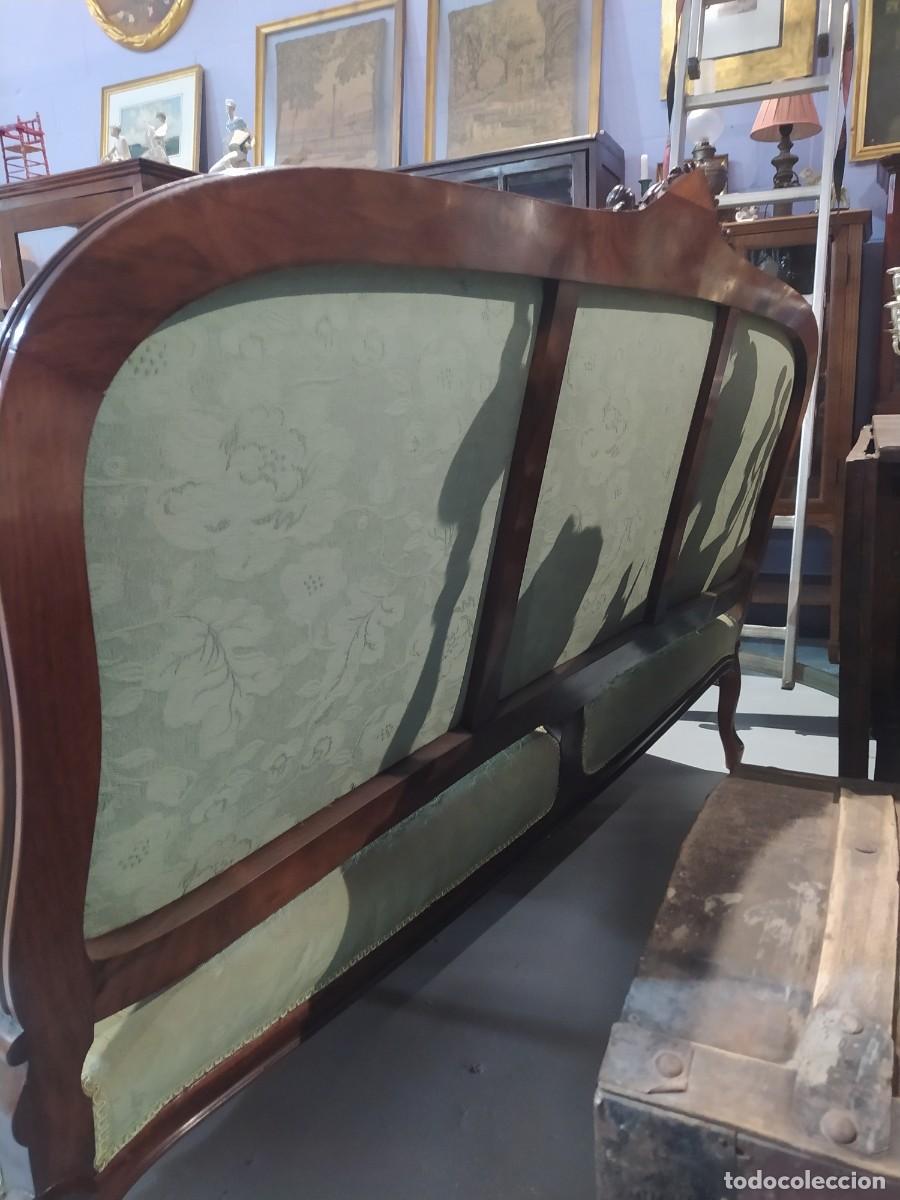 Antig&uuml;edades: Hermoso sof&aacute; de Caoba de finales del XIX. Impecable. - Foto 11
