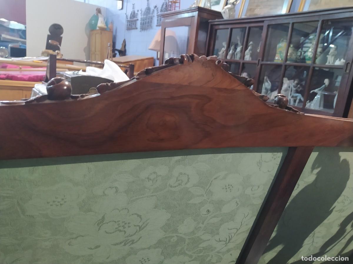 Antig&uuml;edades: Hermoso sof&aacute; de Caoba de finales del XIX. Impecable. - Foto 12