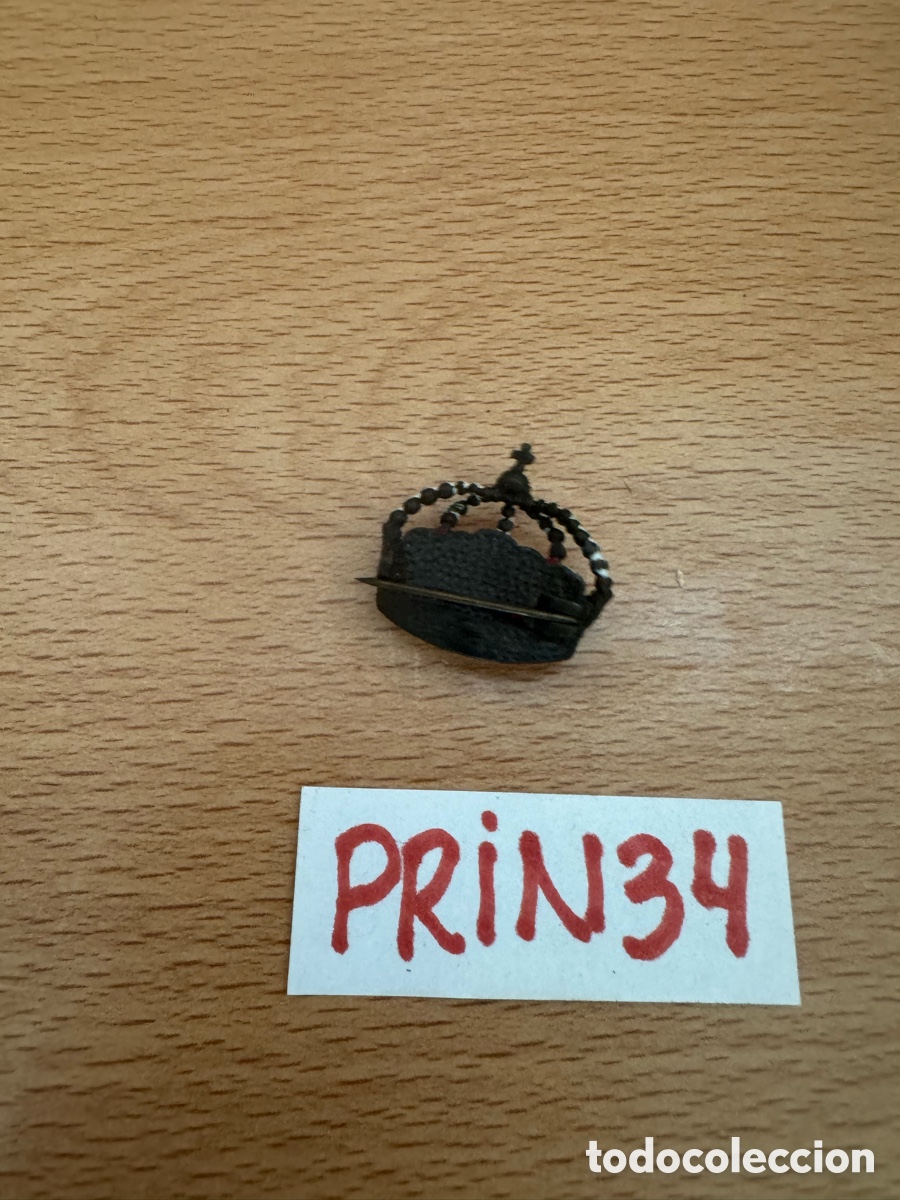Antig&uuml;edades: Broche antiguo corona - Foto 2
