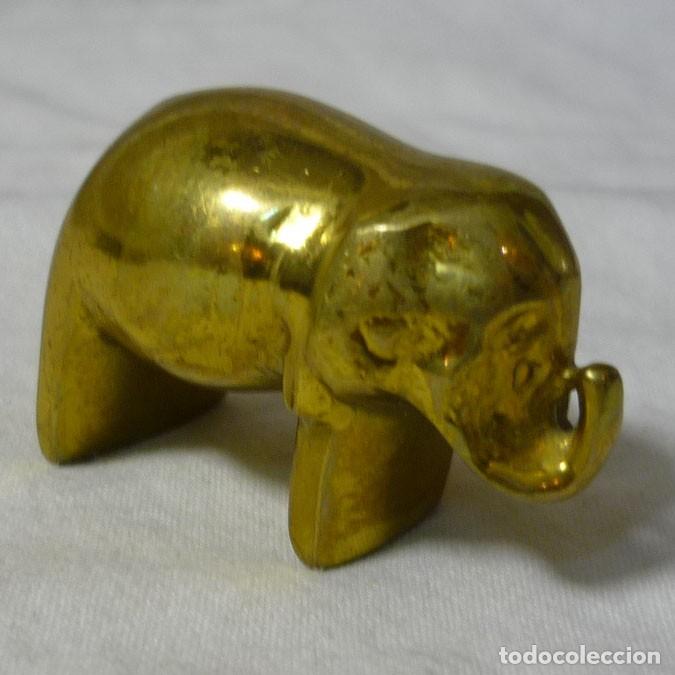 Antig&uuml;edades: Figura de elefante en bronce macizo - Foto 1