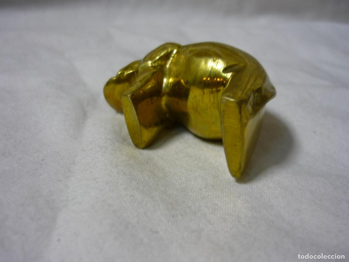 Antig&uuml;edades: Figura de elefante en bronce macizo - Foto 7