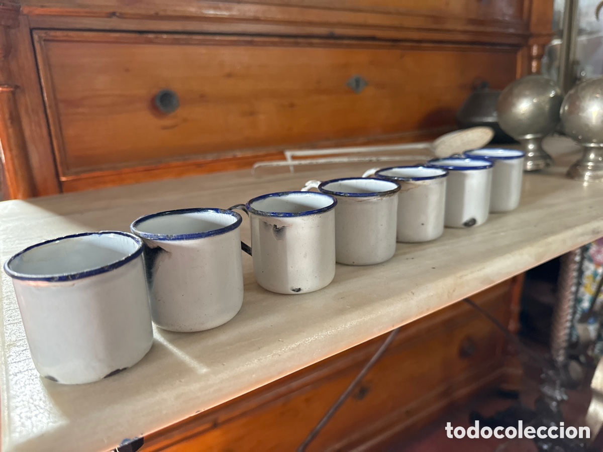 Antig&uuml;edades: Tazas esmaltadas antiguas - Foto 1