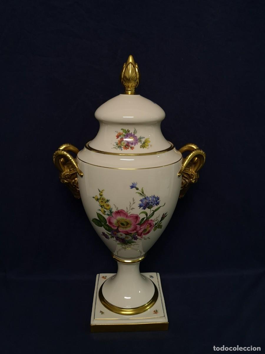 Antig&uuml;edades: GRAN JARRON DE PORCELANA DE BAVIERA - Foto 2