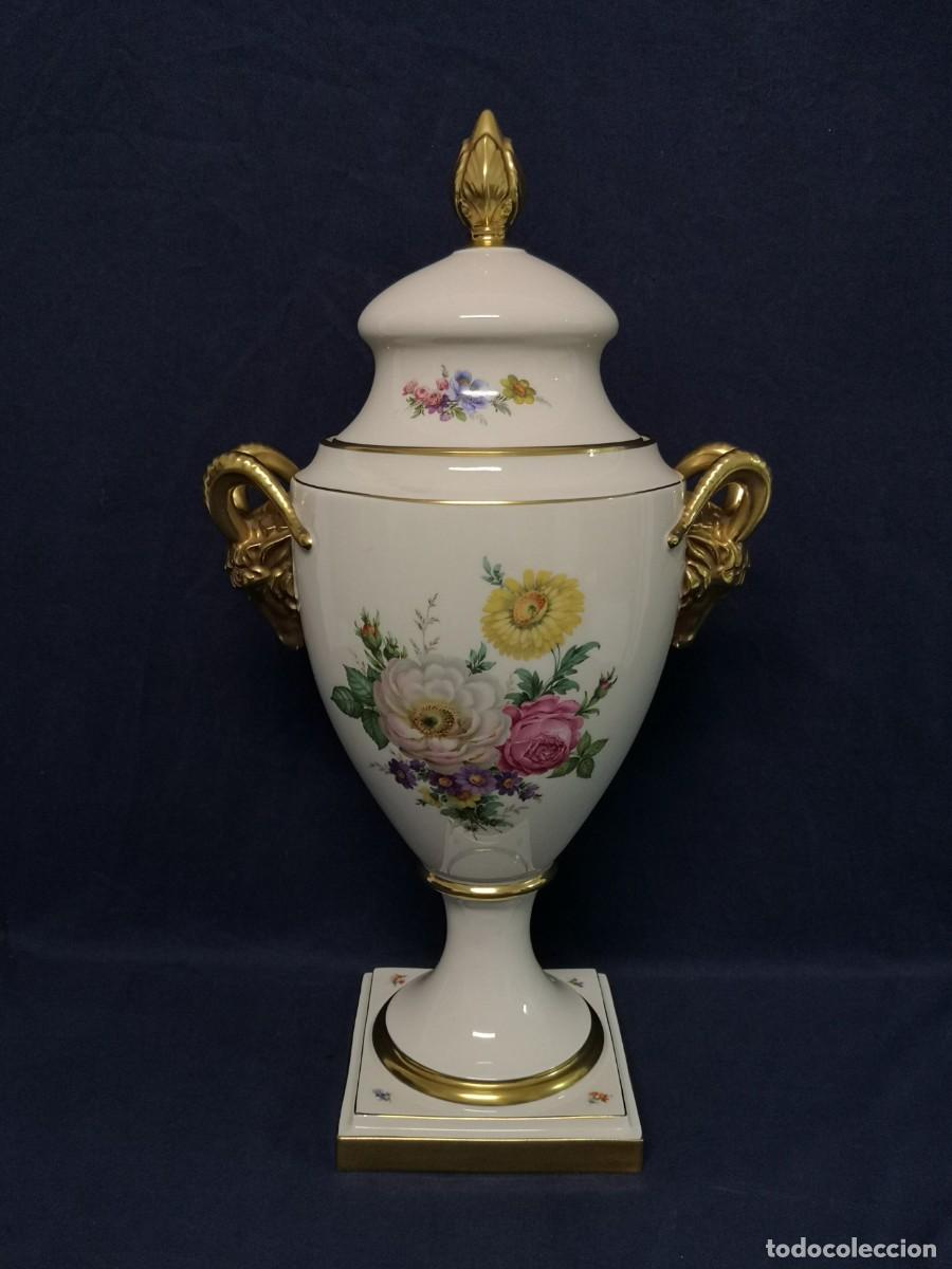 Antig&uuml;edades: GRAN JARRON DE PORCELANA DE BAVIERA - Foto 10