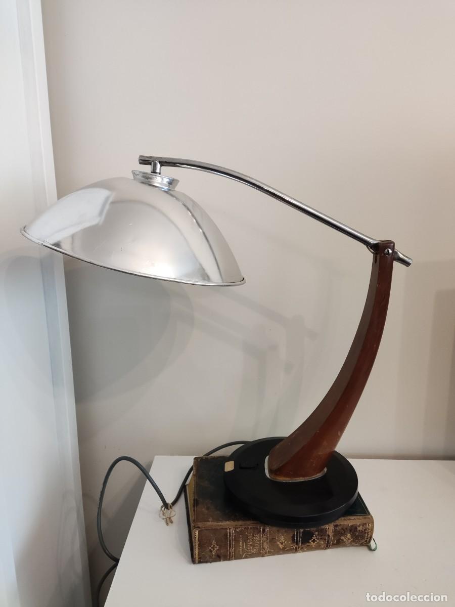 Antig&uuml;edades: LAMPARA FASE PENDULO ( BASE ) - Foto 4