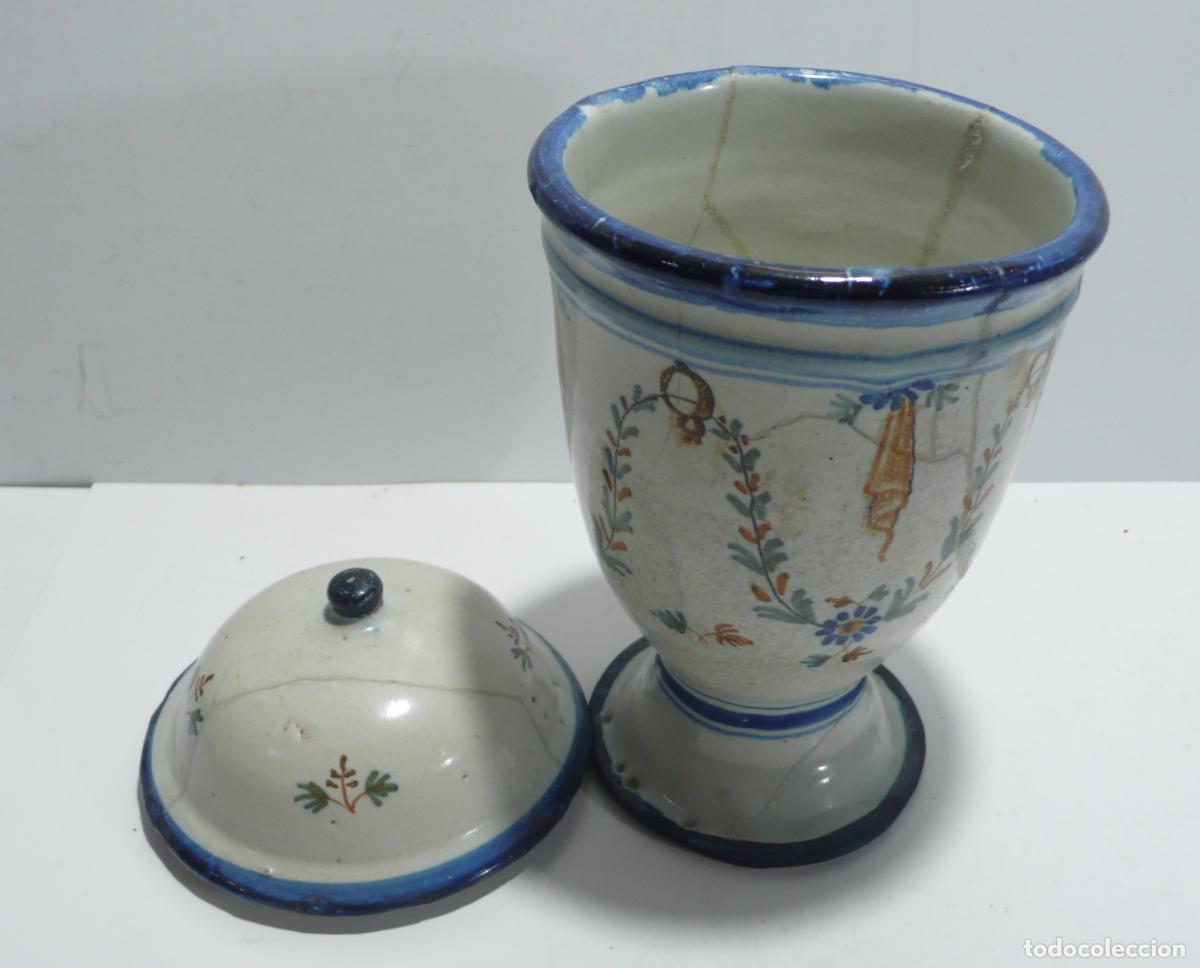 Antig&uuml;edades: JARRON DE CERAMICA ESMALTADA - Foto 4