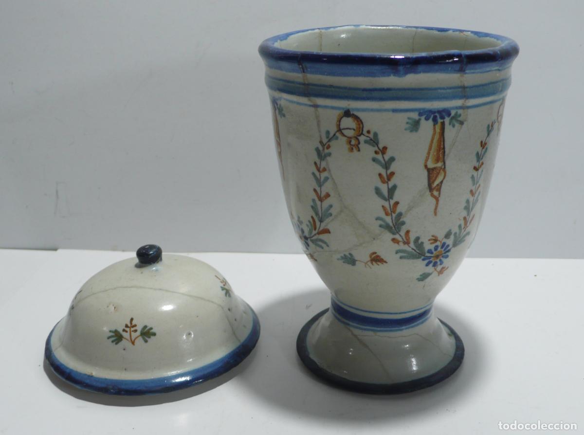 Antig&uuml;edades: JARRON DE CERAMICA ESMALTADA - Foto 5