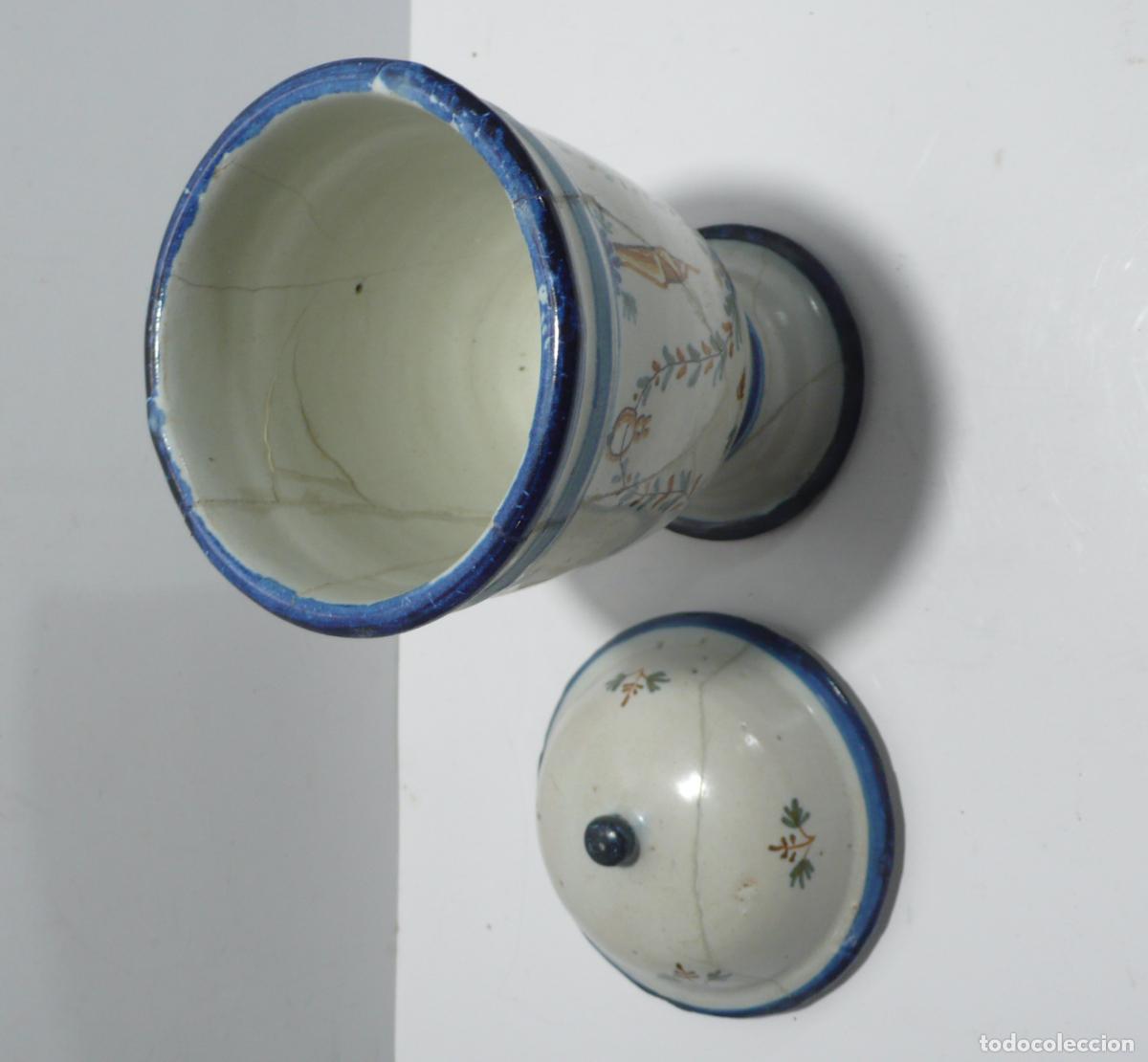 Antig&uuml;edades: JARRON DE CERAMICA ESMALTADA - Foto 6
