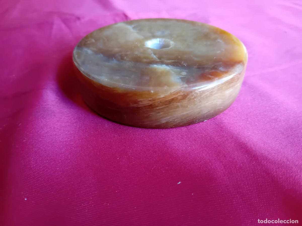Antig&uuml;edades: Peana redonda de onix - Foto 1