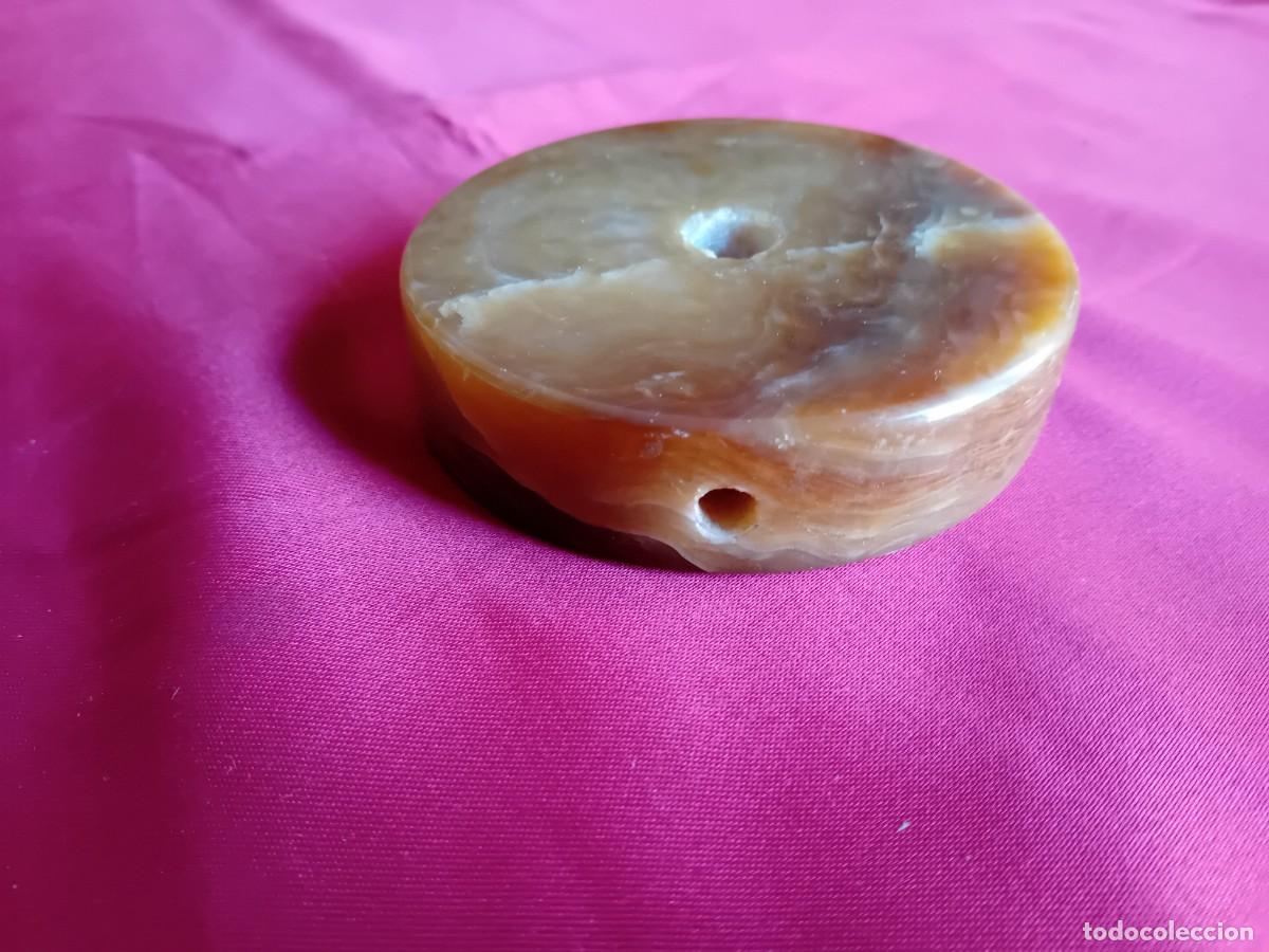 Antig&uuml;edades: Peana redonda de onix - Foto 2
