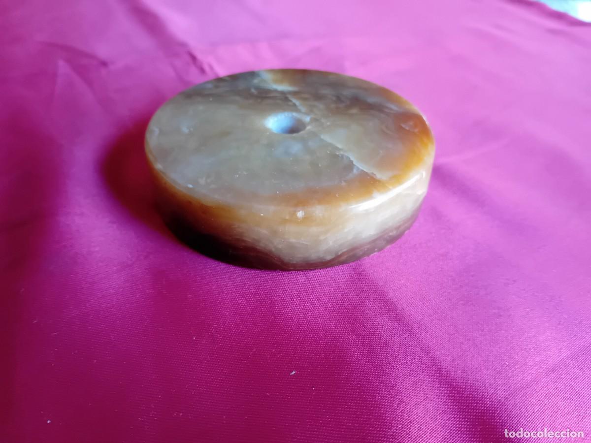 Antig&uuml;edades: Peana redonda de onix - Foto 3
