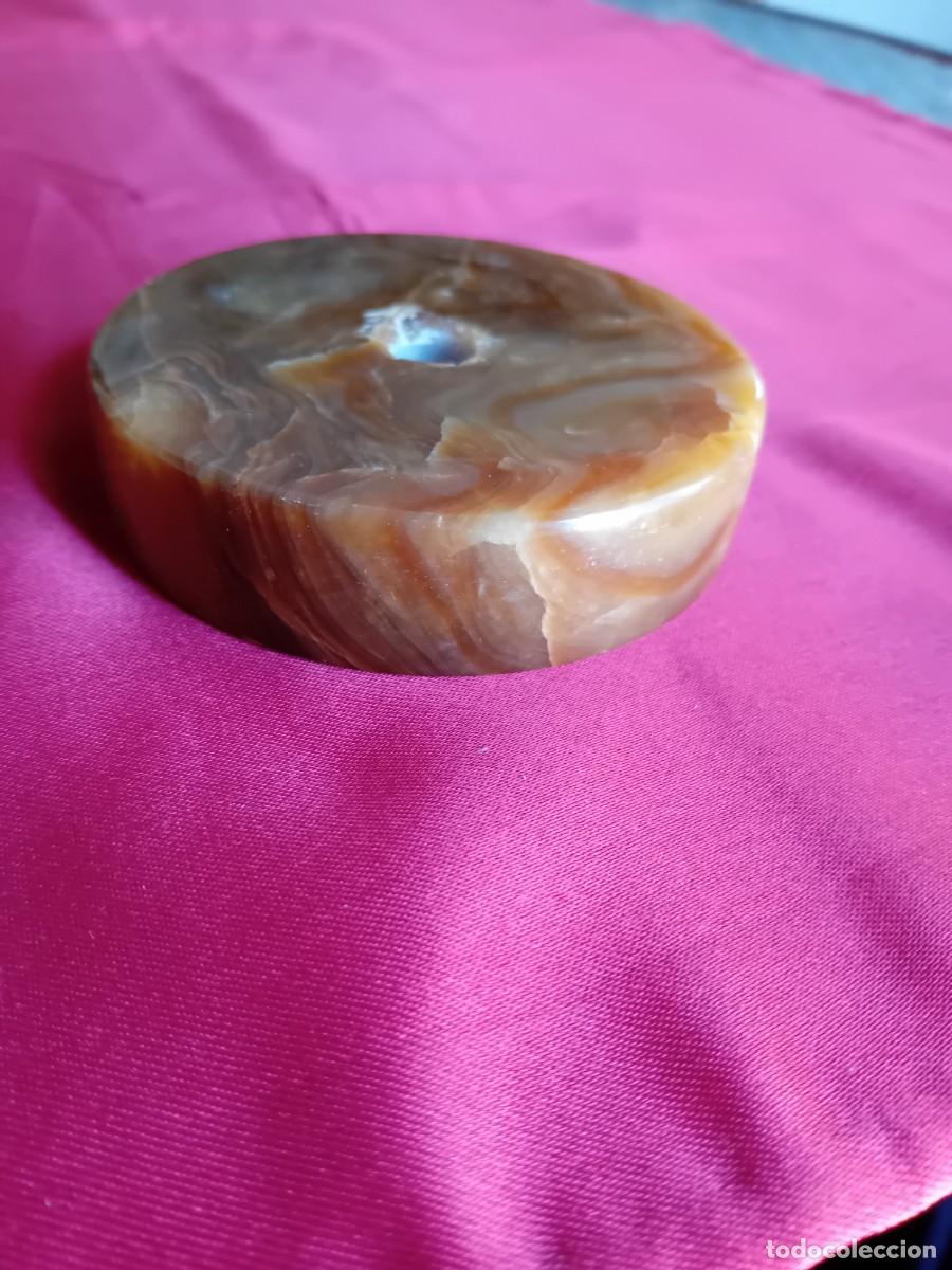 Antig&uuml;edades: Peana redonda de onix - Foto 3