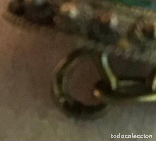 Antig&uuml;edades: GEMELOS PLATA DORADA Y ESMALTE - Foto 2