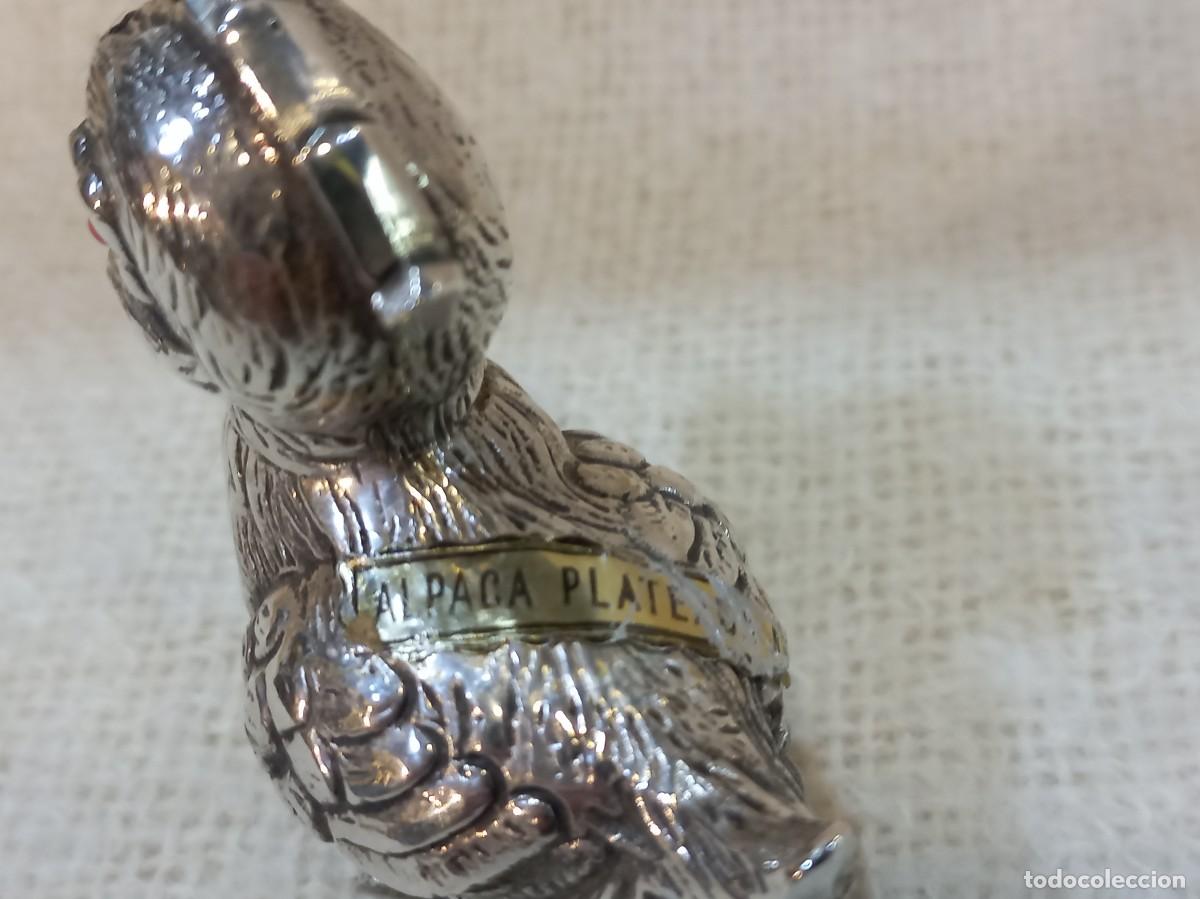 Antig&uuml;edades: SALERO &uml;PATO&uml; alpaca plateada - Foto 5