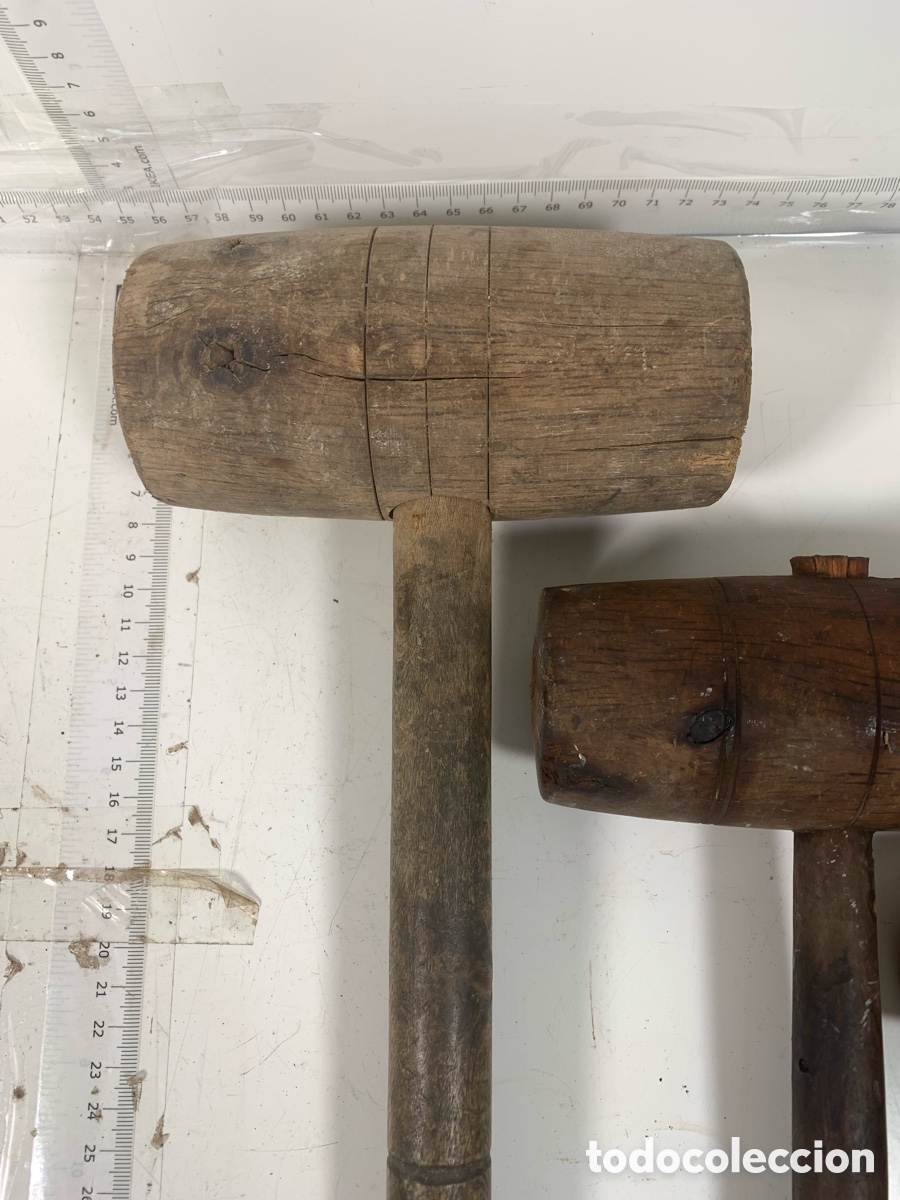 Antig&uuml;edades: 01_ Mazos de madera - Foto 2