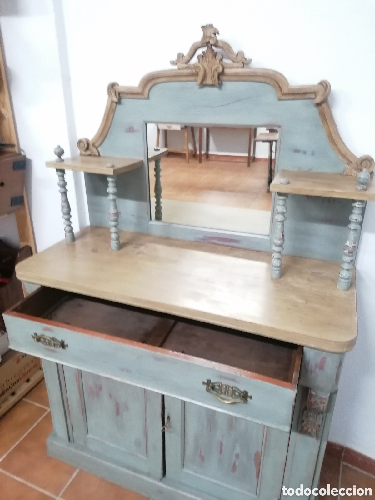 Antig&uuml;edades: Aparador ingl&eacute;s antiguo - Foto 4