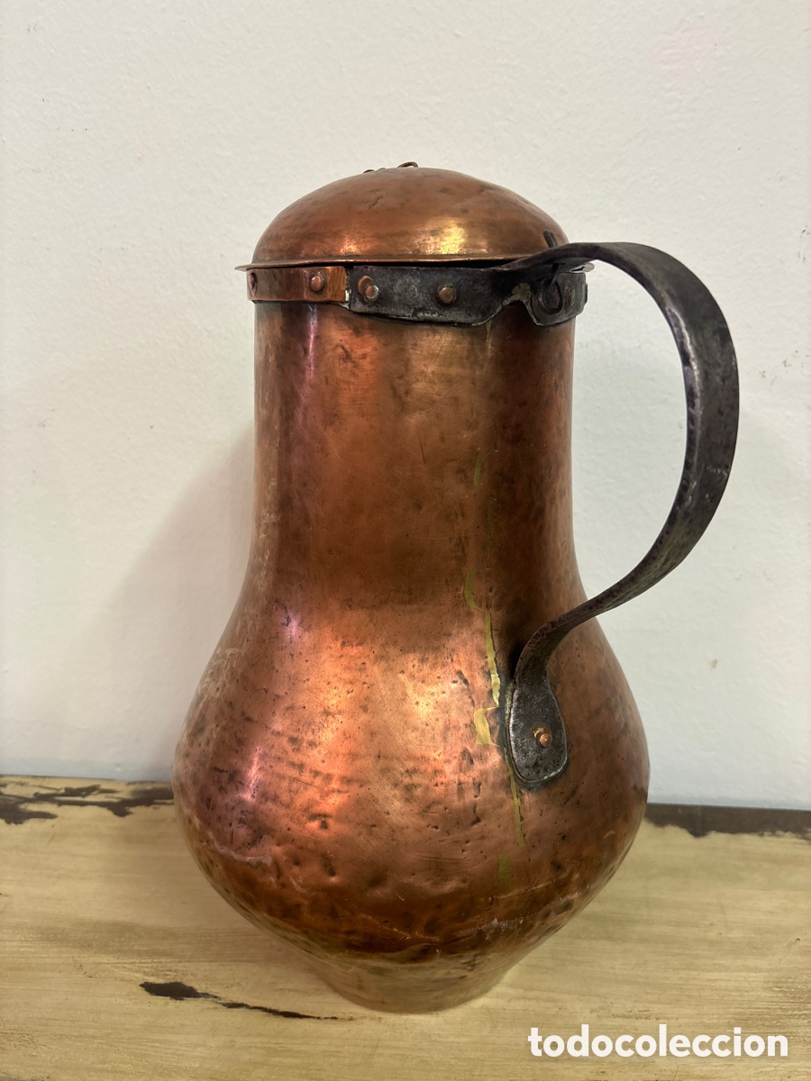 Antig&uuml;edades: Medida de cobre siglo XIX - Foto 4