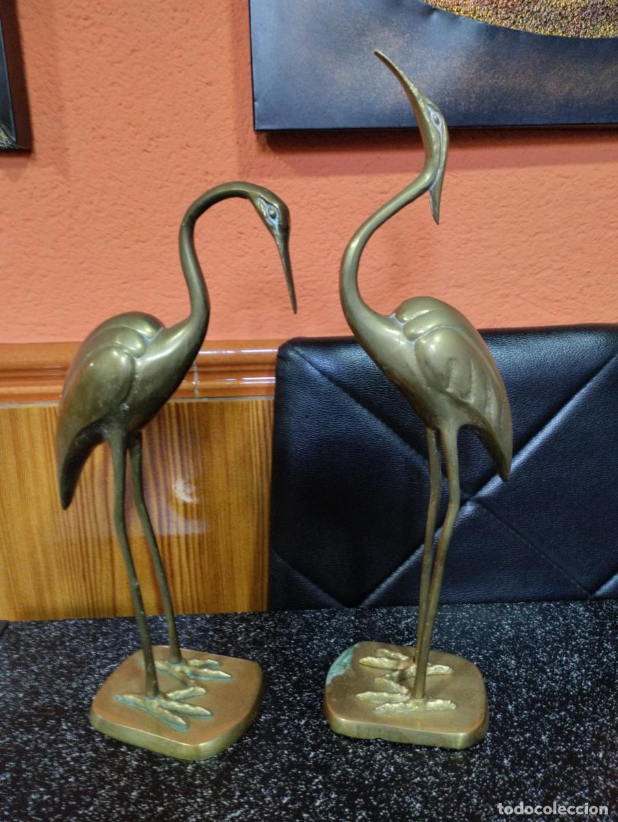 Antig&uuml;edades: Garzas de Bronce - Foto 2