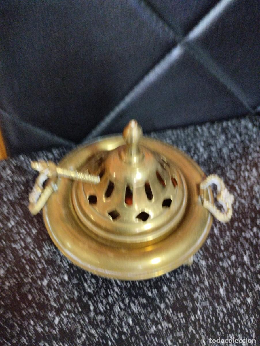 Antig&uuml;edades: bracero de bronce para decoracion - Foto 3