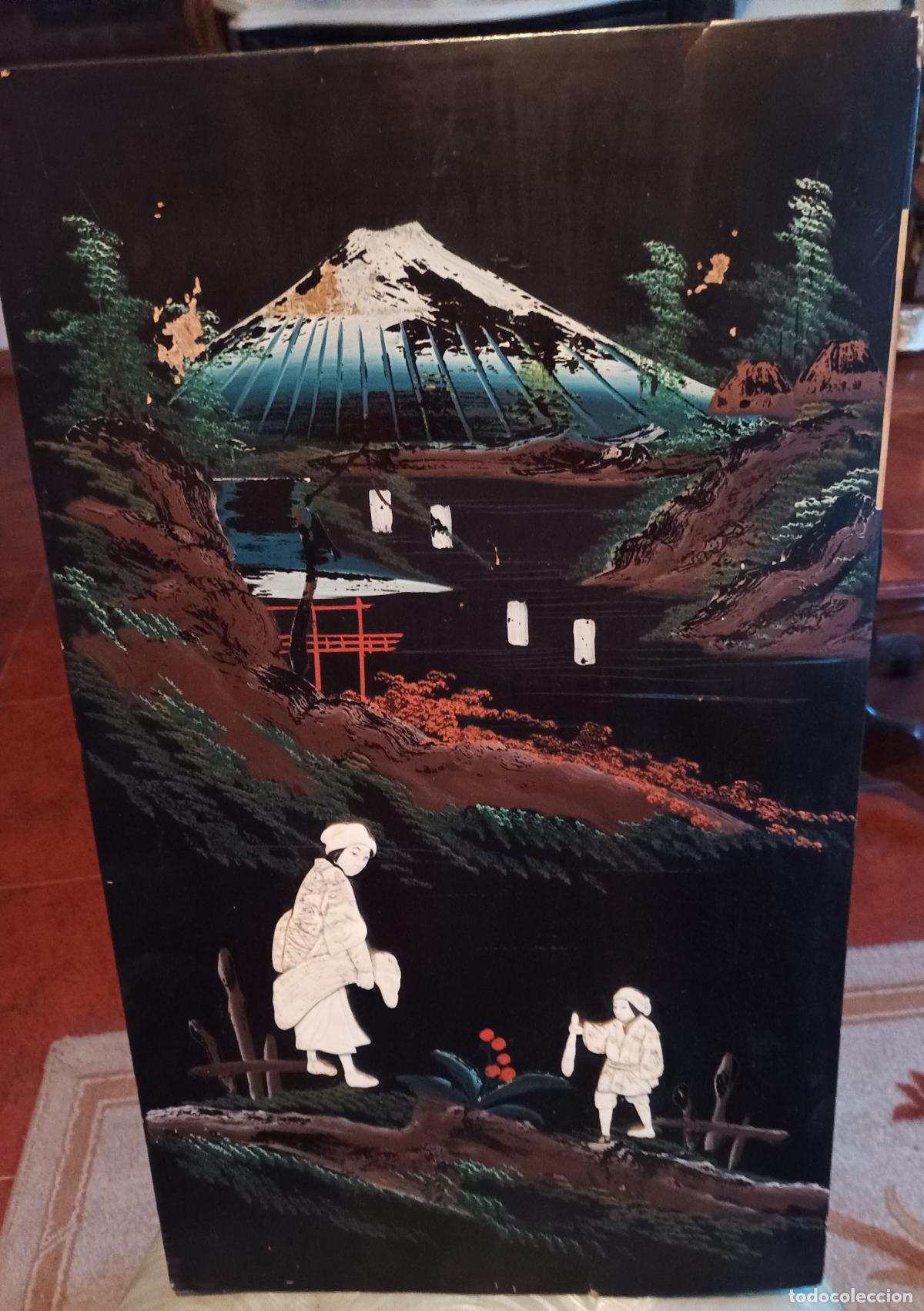 Antig&uuml;edades: Panel japones. - Foto 14
