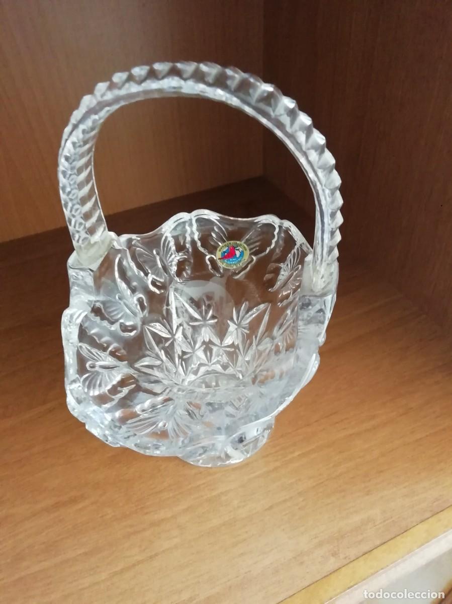 Antig&uuml;edades: Cesto de cristal Hofbauer Collection - Foto 2