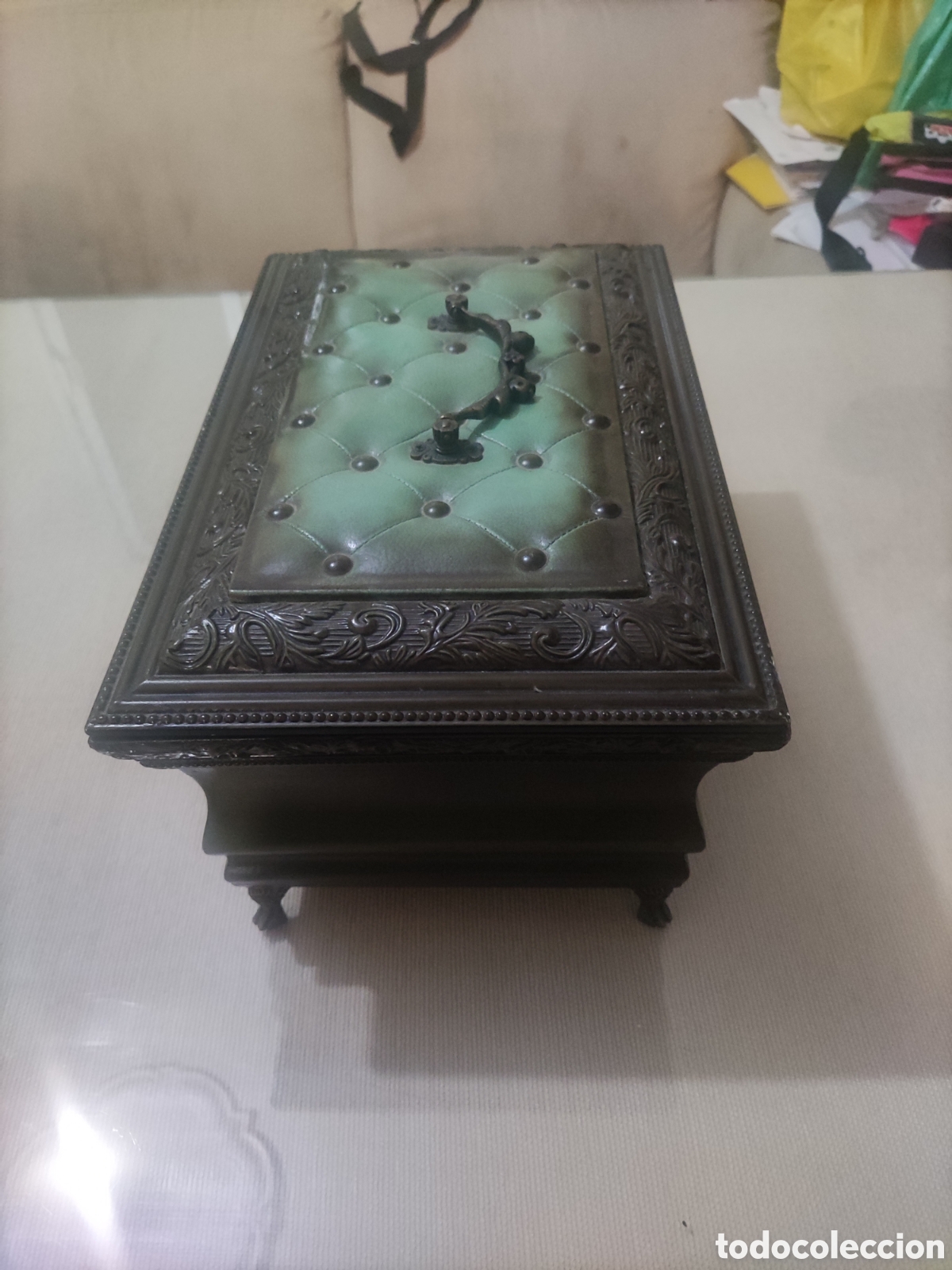 Antig&uuml;edades: Antigua Caja,, Cofre,, Joyero..?? - Foto 7