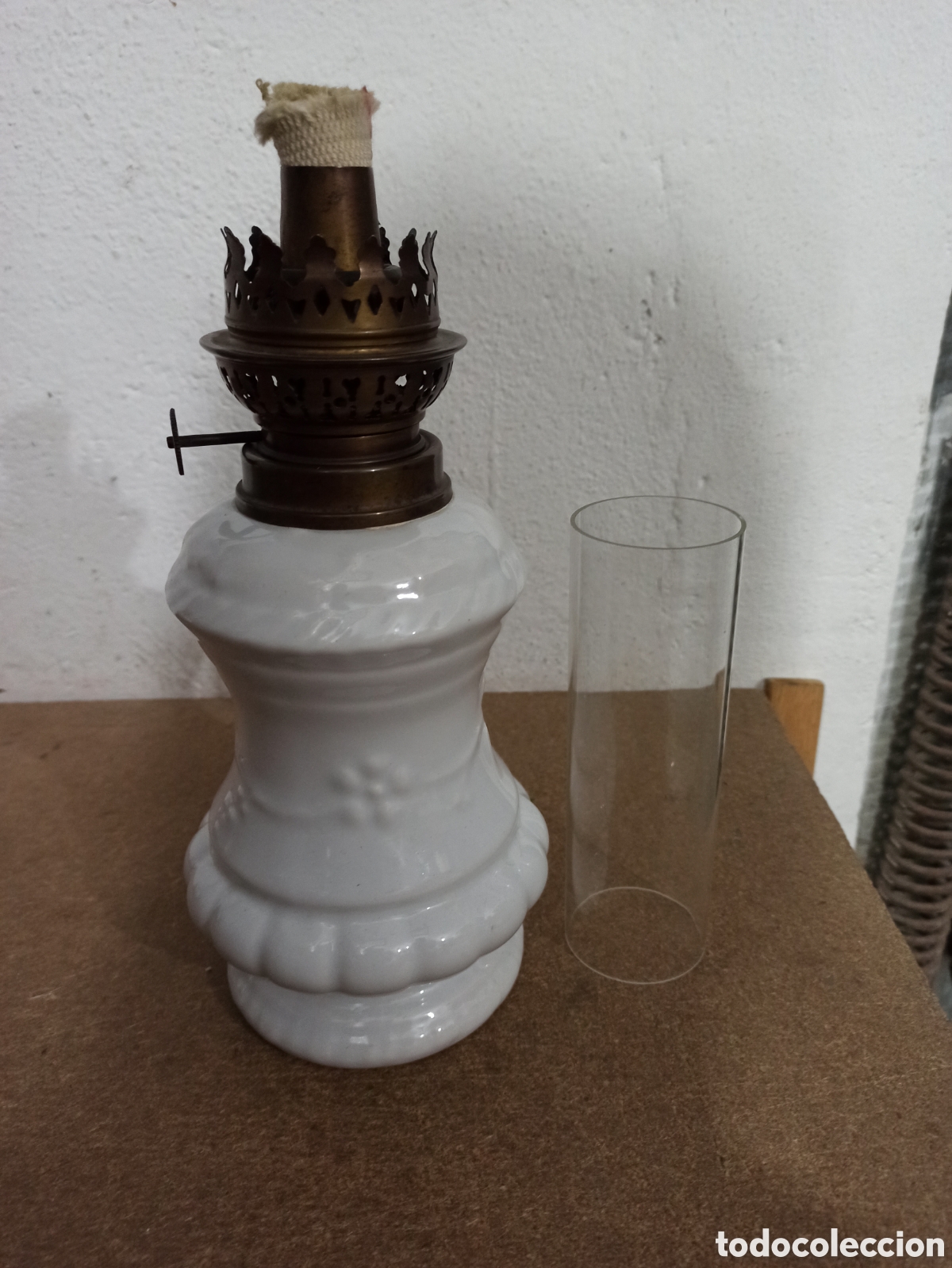 Antig&uuml;edades: Quinque antiguo. 39cm. - Foto 2